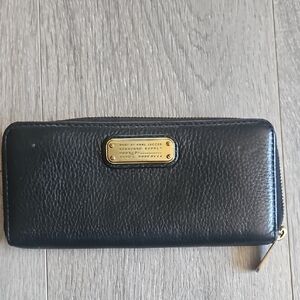 Marc By Marc Jacobs Black Leather Wallet